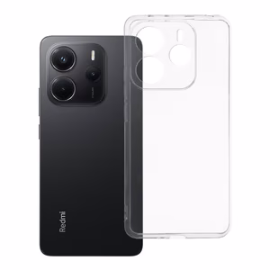 Läpinäkyvä 2 mm Suojakuori Xiaomi Redmi Note 14 5G:lle (kameransuoja)