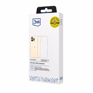 3mk Armor Magcase -suojakuori iPhone 12 Pro Max:lle - läpinäkyvä