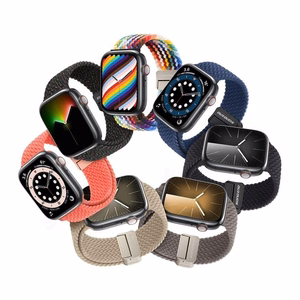 Dux Ducis MIXTURE PRO joustava punottu ranneke Apple Watch 38 / 40 / 41 mm:lle guava