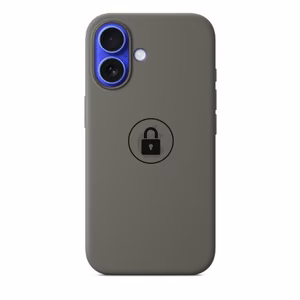 Silicone Case v2 -suojakuori iPhone 16:lle, Stone Gray