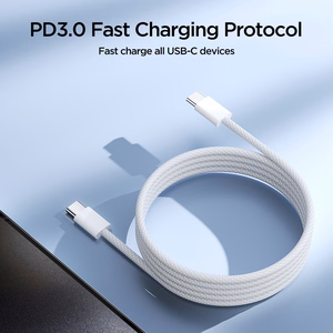 Joyroom S-A45 60W USB-C to USB-C 1.0m valkoinen kaapeli
