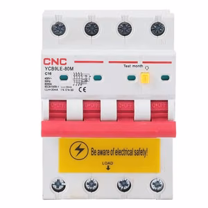 Residual Current Breaker with Over-Current, 4P, 16A, class C, 30mA, 6kA
