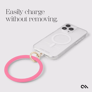Case-Mate Phone Bangle wrist strap for smartphones, fuchsia
