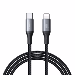 Joyroom S-A28 Flash Series 30W USB-C - Lightning Kaapeli 1m - Musta