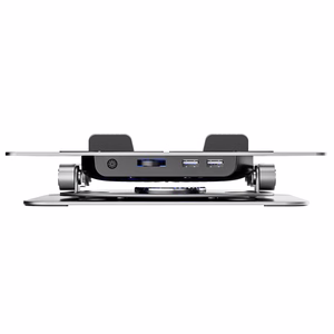 Wozinsky WDCX-X16-AS CoolBase RGB 360° Jäähdytysteline Kannettavalle Tietokoneelle ja Tabletille - Hopea