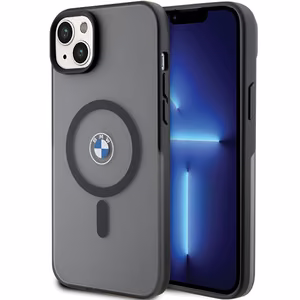 BMW Signature MagSafe Suojakuori iPhone 14 Plus / 15 Plusille - Musta