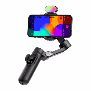 AOCHUAN X Pro gimbaali RGB-valaistuksella (musta)