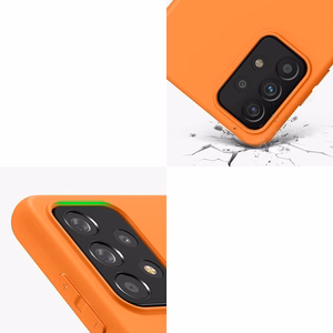 Silikonikotelo Pehmeä joustava kumisuojus Samsung Galaxy A22 4G musta