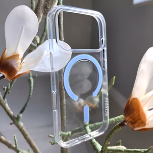 Liavec Pure suojakuori Iphone 17 Pro/18 Pro -puhelimelle, vaaleansininen (kameran ohjauspainike)