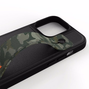 Adidas OR Hand Strap Suojakuori iPhone 13 Pro /13 6.1 musta-vihreä/musta-vihreä 47111