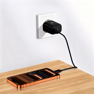 Tech-Protect NCA45W-GAN 2-Port 45W Wall Charger with USB-C Cable - Black