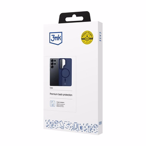 3mk Smoke MagCase Samsung Galaxy S25 Ultra:lle sininen-puoliläpinäkyvä