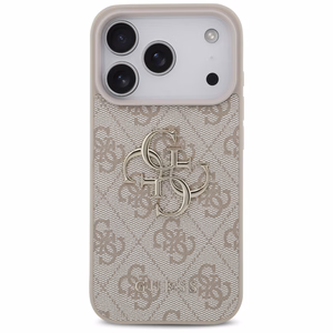 Guess 4G Big Logo -suojakuori iPhone 17 Pro - pinkki