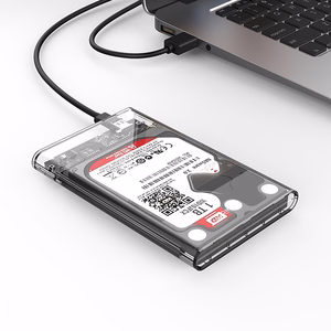 Orico 2139C3 2,5" HDD/SSD USB-C 5Gb/s -levykotelo - läpinäkyvä
