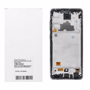 REWA lcd display for SAMSUNG A72 4G OLED black with frame