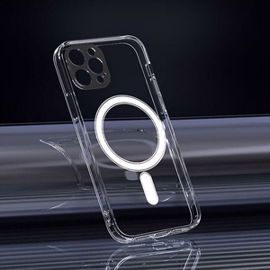 Suojakuori Samsung S25 PLUS:lle Clear Mag Cover (STR) yhteensopiva MagSafen kanssa läpinäkyvä