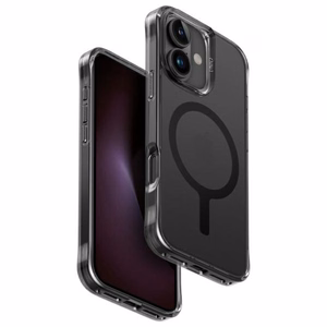 Uniq LifePro Xtreme Magclick lataava Suojakuori iPhone 16:lle - musta