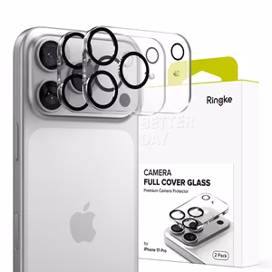 Ringke Camera Full Cover 2-pack iPhone 17 Pro:lle - Musta