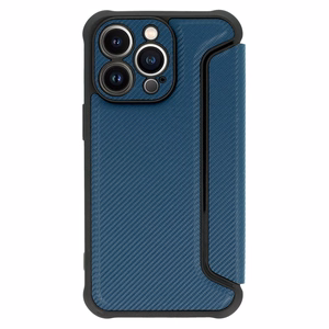 Razor Carbon Läppäsuojakuori iPhone 14 Pro Max:lle laivastonsininen