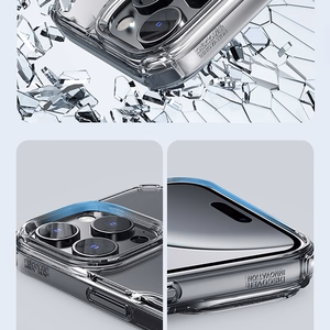 Nillkin Nature Pro kotelo iPhone 16 Pro Max - lapinakyvä ja valkoinen