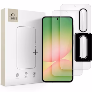 Tech-Protect Glass Set+ karkaistu lasi Samsung Galaxy A36 / A56 5G:lle - läpinäkyvä