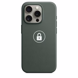 Puhelimen suojakuori FineWoven iPhone 15 Pro / Evergreen / pakkauksessa