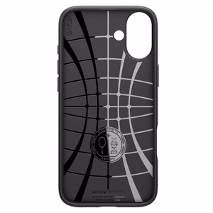 Spigen Liquid Air Suojakuori iPhone 16 6,1 mattamusta