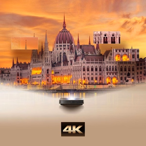 Hisense PT1 Ultra-lyhyen heittovälimyksen projektori 3D musta