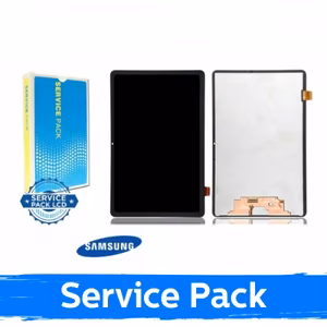 LCD-näyttö yhteensopiva Samsung T870 / T875 Tab S7 2021 musta (Service Pack)