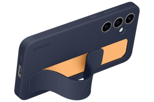 Product Edition Samsung Standing Grip -kotelo EF-GS721CNEGWW jalustalla Samsung Galaxy S24 FE - laivastonsininen