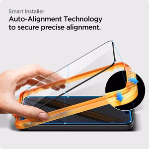 Spigen ALM Glass FC tempered glass for iPhone 15 Plus - black 2 pcs.
