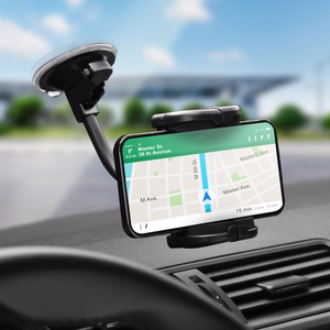 Car phone holder Forcell F-Grip Regular 17 cm windshield / dashboard / air vent black
