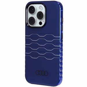 Audi IML MagSafe Suojakuori iPhone 15 Pro:lle - sininen