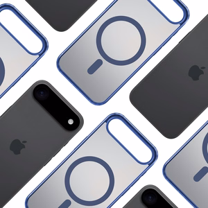 3mk Frosty MagCase suojakuori iPhone 17 Air:lle - sininen