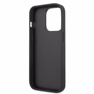 Karl Lagerfeld KLHCP14XG2CPS iPhone 14 Pro Max 6.7" hopeinen/hopeinen kovakuori Glitter Choupette Patch