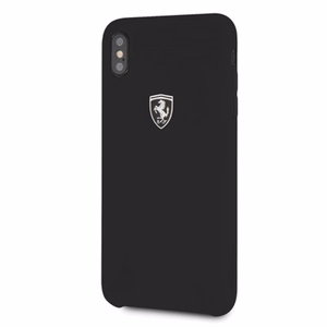 Ferrari Hardcase FEOSIHCI65BK iPhone Xs Max musta/musta Silikoni Off track