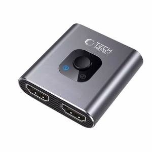 Tech-Protect HB07 HUB Sovitin 2in1 HDMI 4K 60Hz - harmaa