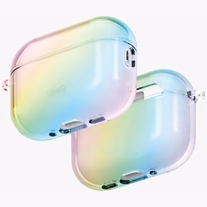 Uniq Iridescia Hang suojakuori AirPods Pro 3:lle - läpinäkyvä moniväri