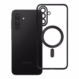 Suojakuori Samsung A17:lle Electro Mag Cover yhteensopiva MagSafen kanssa musta