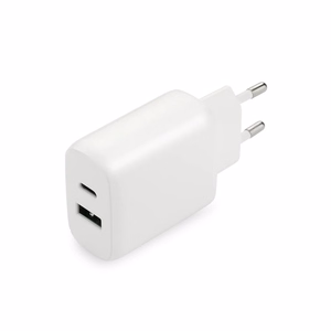Laturi 1 x USB Quick Charge 3.0, 1 x USB-C PD PPS 25 W, valkoinen