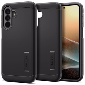 Spigen Tough Armor -suojakuori Samsung A37 5G:lle musta
