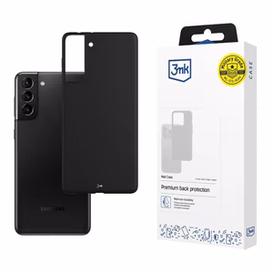 Samsung Galaxy S21 5G - 3mk Matt Case musta