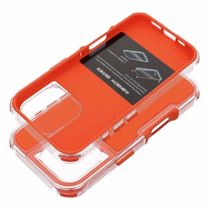 Suojakuori iPhone 16 PRO:lle Matrix oranssi