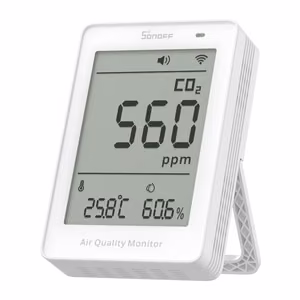 Sonoff AirGuard CO2 SAWF-08P WiFi LCD Ilmanlaatumittari