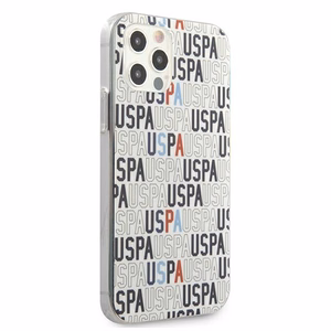 US Polo USHCP12MPCUSPA6 Logo Mania Collection suojakuori laitteelle iPhone 12 / 12 Pro 6.1", valkoinen