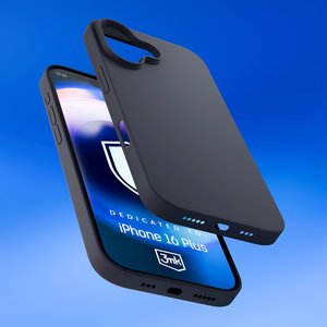 3mk Hardy Silicone MagCase Suojakuori iPhone 16 Plus:lle - harmaa