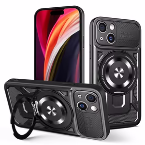 Defender Armor Mag -kotelo iPhone 15 6,1', musta