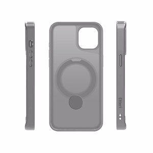 Etteri Matte Mag Ring kuori iPhone 13 6,1 harmaa