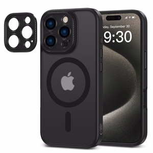 Tech-Protect MagCam MagSafe Suojakuori iPhone 16 Pro:lle - puoliläpinäkyvä