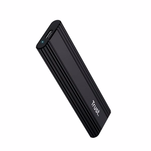 Trust 25806 storage drive enclosure SSD enclosure Black